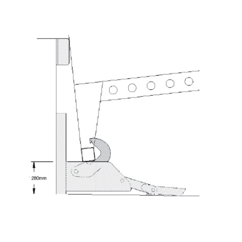 CHR-600 Industrial Rotary Hook Lock/Truck Restraint